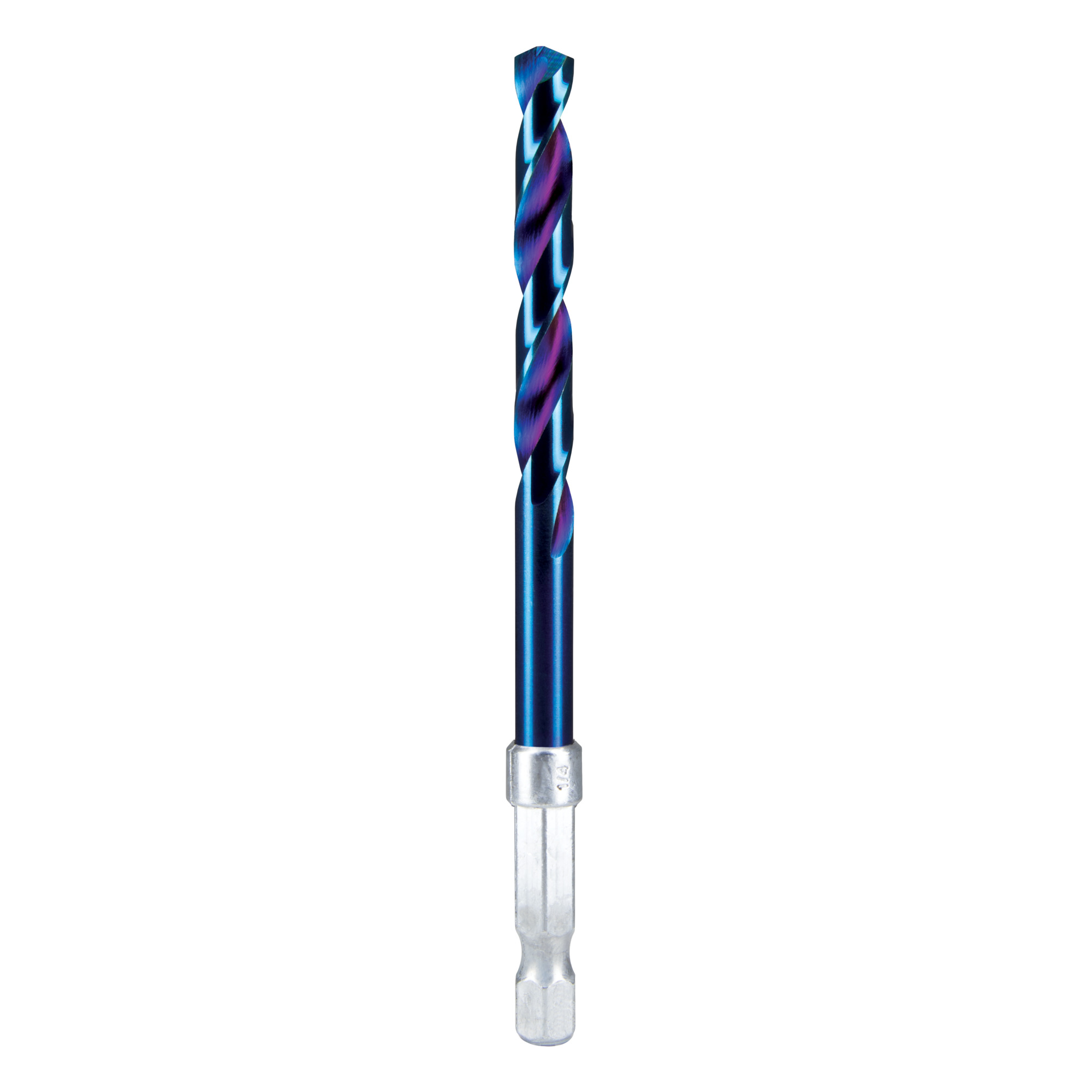SPYDER Stinger™ Mach-Blue™, 1/4in. X 4-1/8in. Stinger Mach-Blue Hss Twist Drl Bit, Included (qty.) 1 Model# 19012